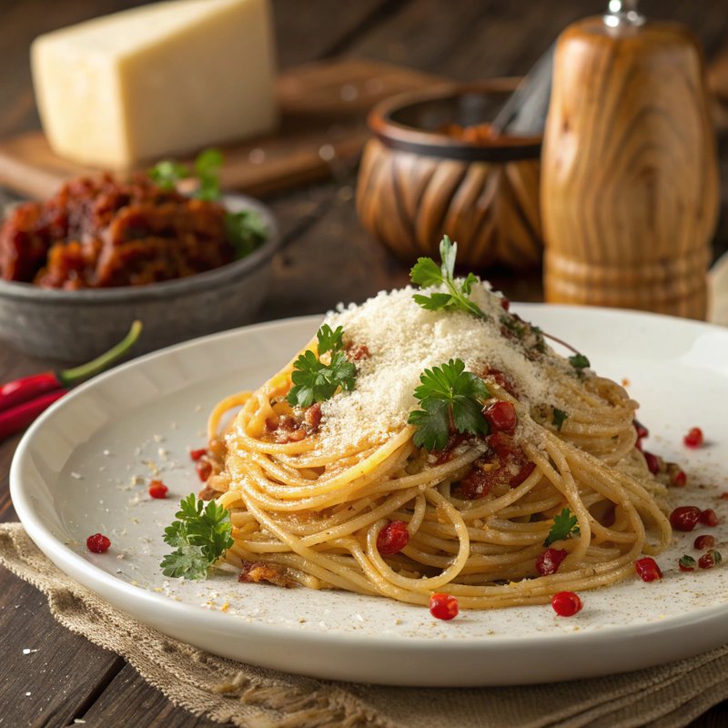 Pasta with Pecorino Toscano