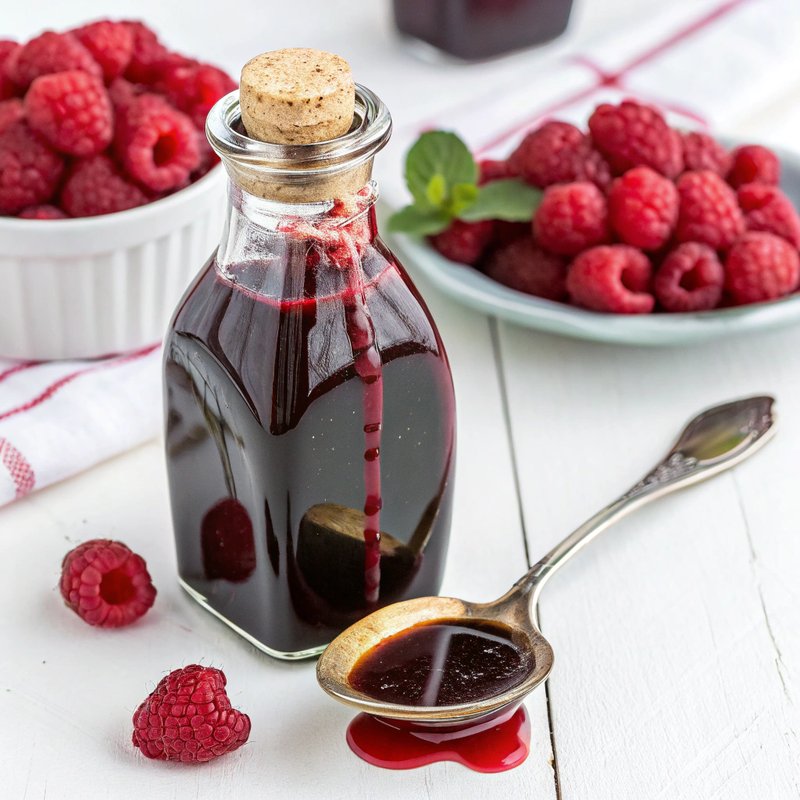 Enhanced Raspberry Balsamic Glaze