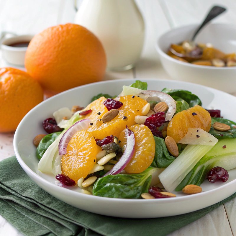 Bok Choy and Mandarin Orange Salad