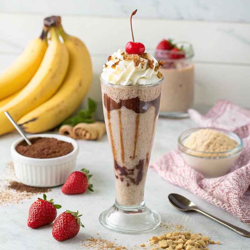 Banana Split Protein Shake
