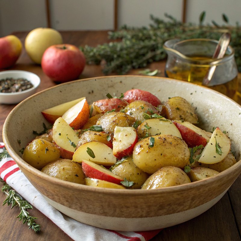 Country Potatoes with Apple and Sage