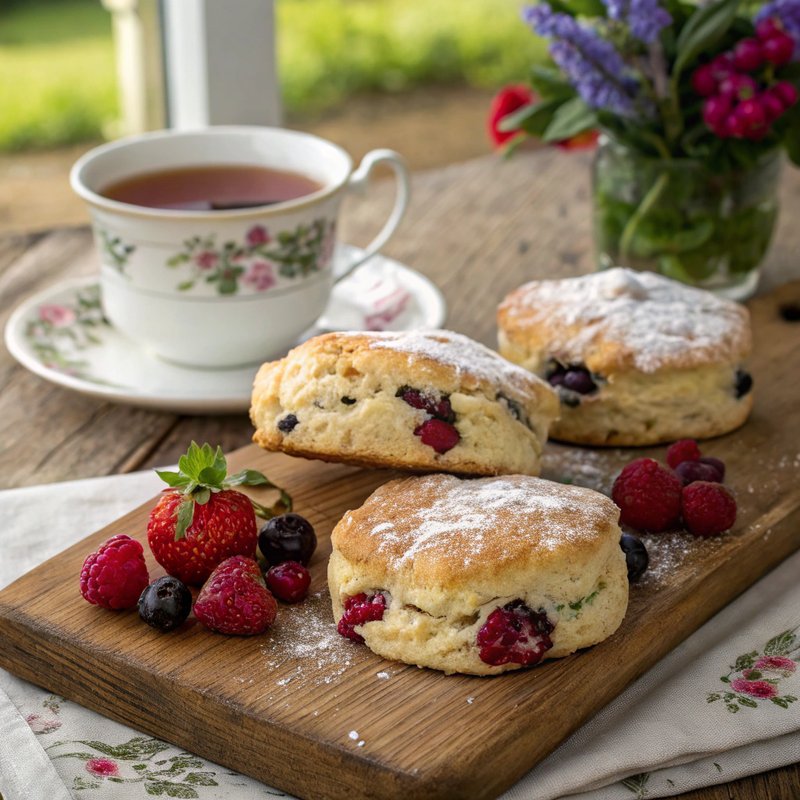 Fresh Berry Scones