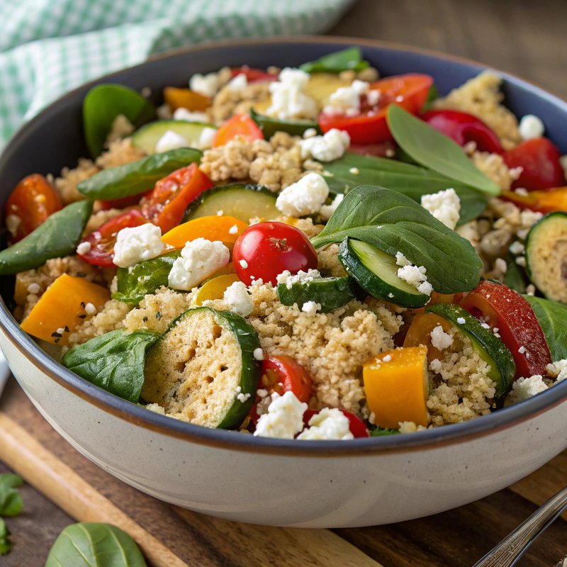 Roasted Vegetable Quinoa Salad
