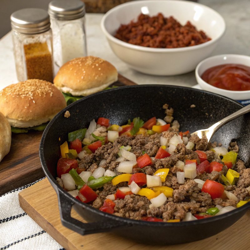 Vegetarian Sloppy Joes