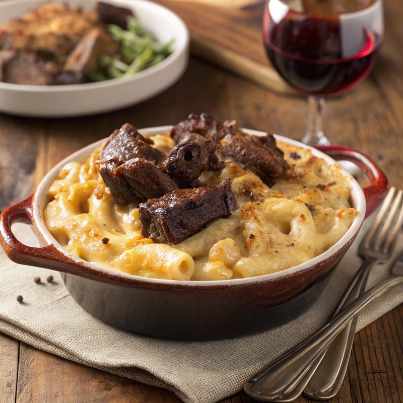 Decadent Short Rib Mac and Cheese