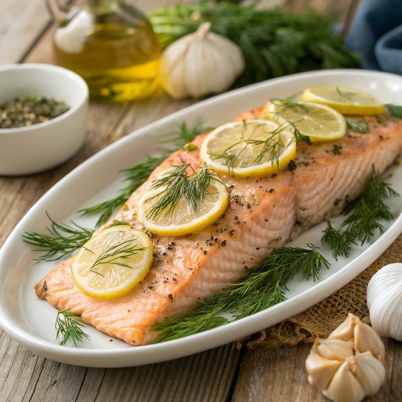 Uunilohi (Finnish Baked Salmon)