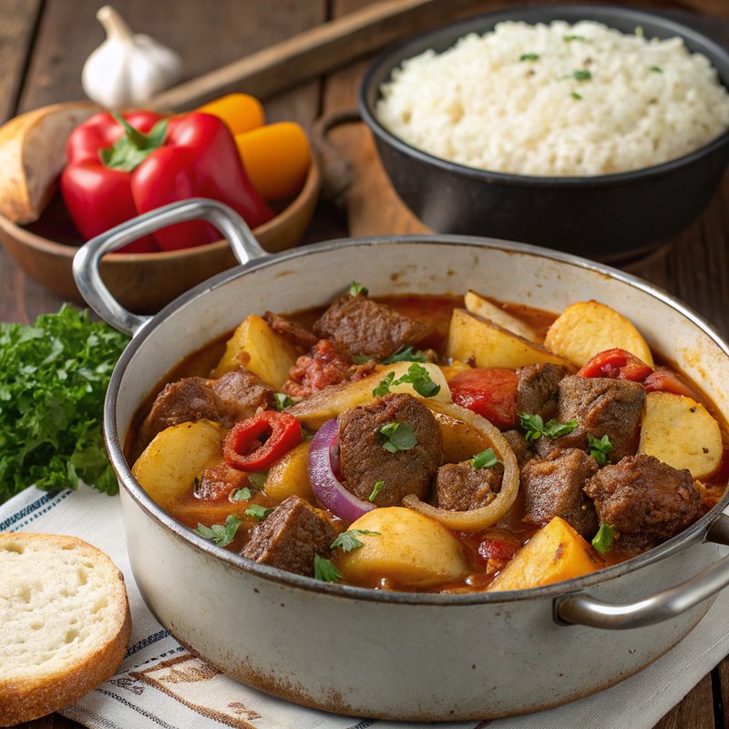 Brazilian-Style Braised Beef with Potatoes