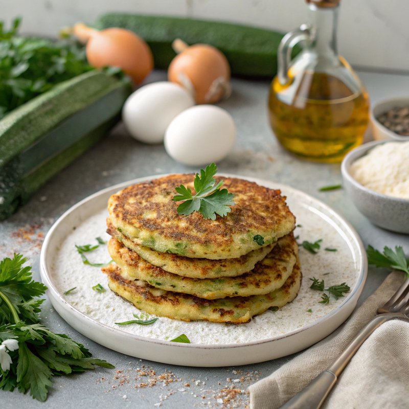 Crispy Zucchini Pancakes