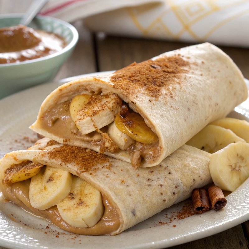 Peanut Butter and Banana Burrito