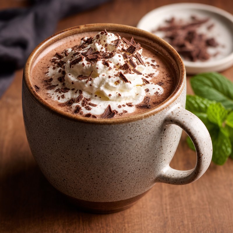 Decadent Whiskey Hot Chocolate - Warm your soul with this luxurious whiskey hot chocolate, a delightful blend of rich dark chocolate and smooth whiskey that takes the classic comfort 