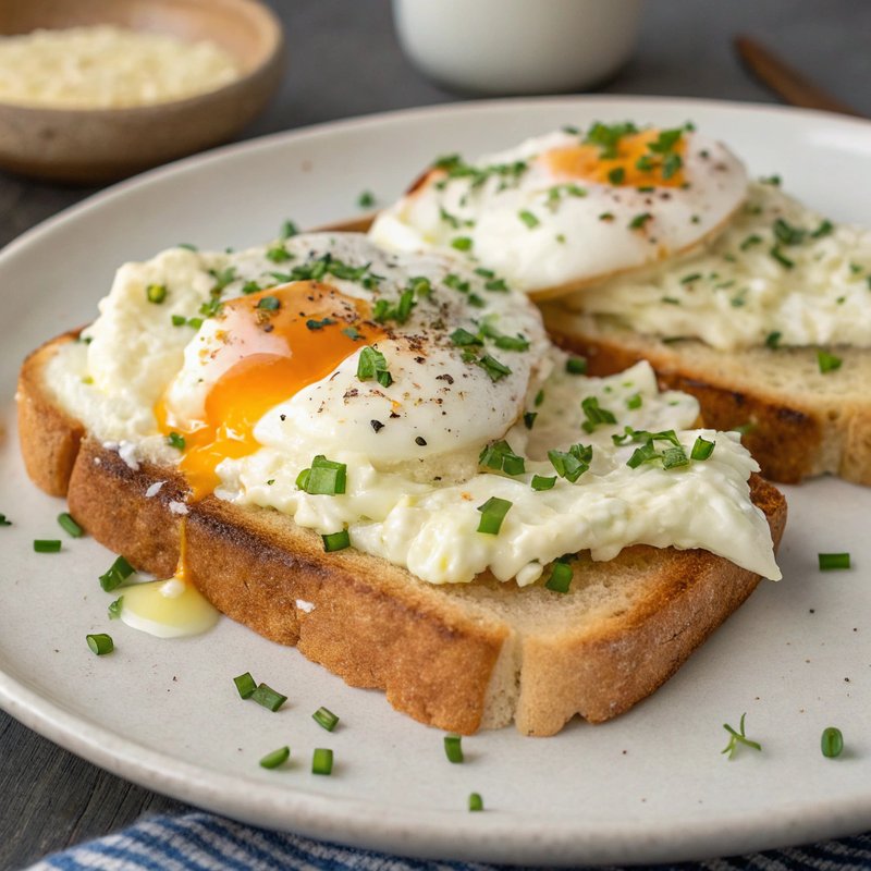 Creamed Egg on Toast (Reimagined)