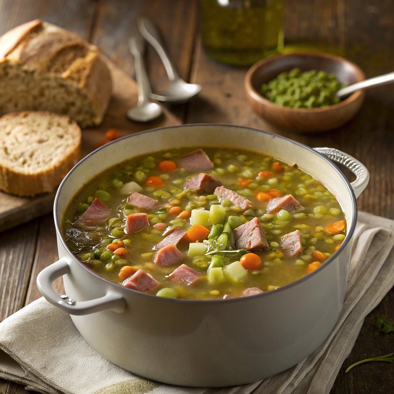 Enhanced Split Pea and Ham Soup