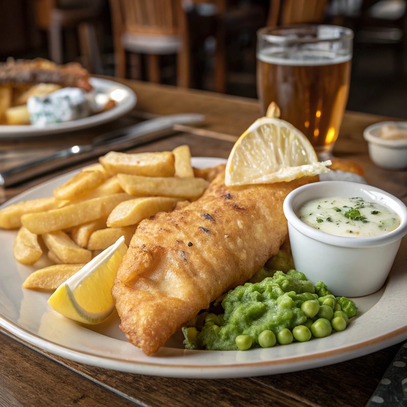 Ale Battered Fish and Chips
