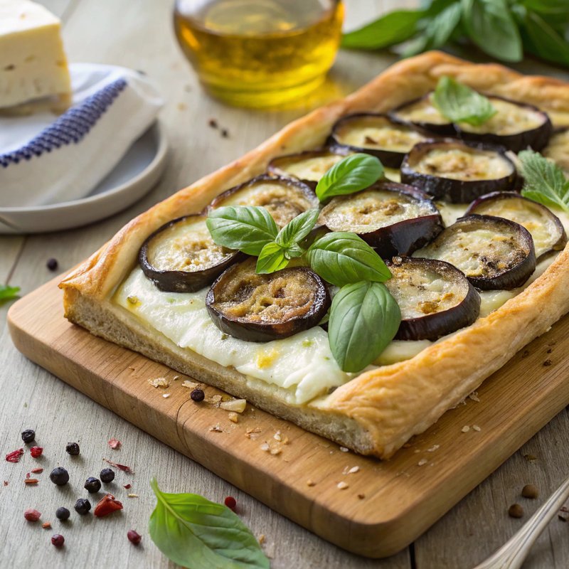 Eggplant and Goat Cheese Tart