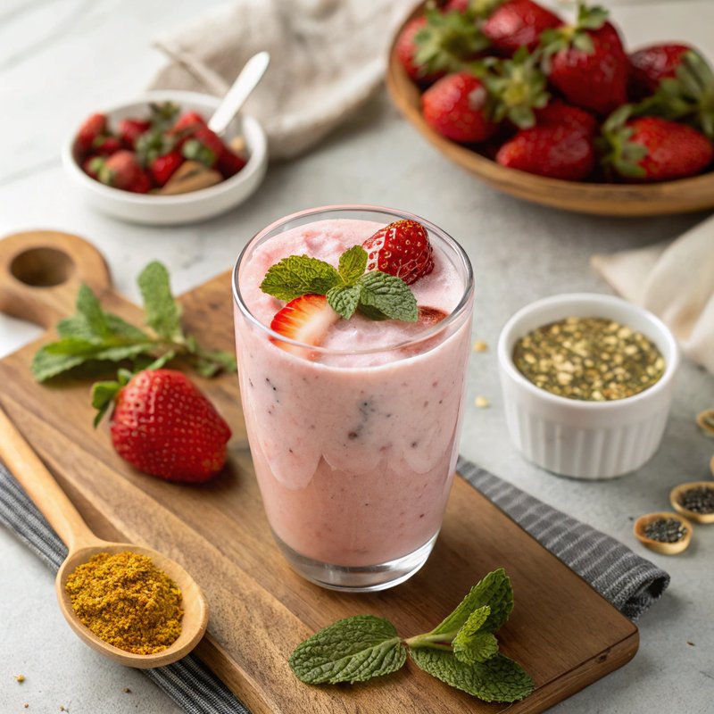 Strawberry Lassi