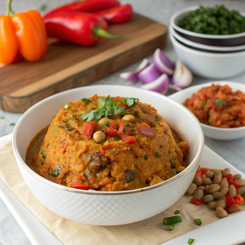 Moi Moi - Nigerian Steamed Bean Pudding