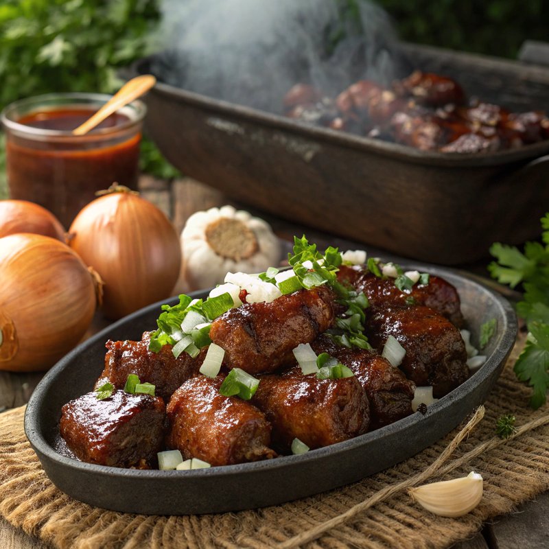 Slow-Cooked Barbecue Pork Snoots