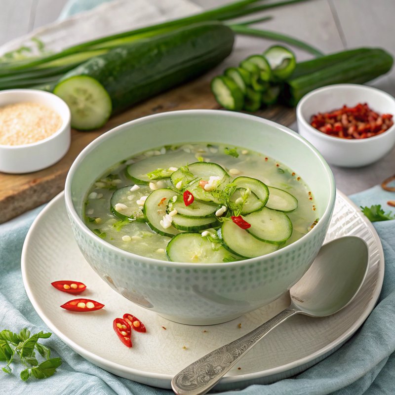 Oi Naengguk - Korean Cucumber Cold Soup