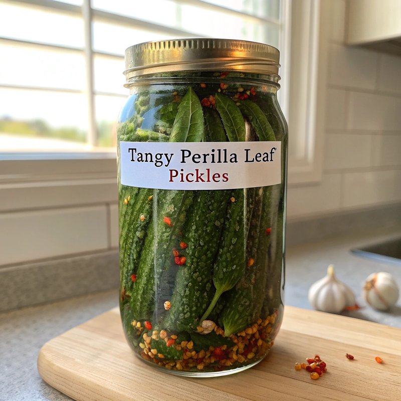Tangy Perilla Leaf Pickles