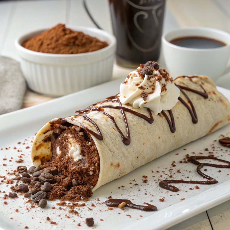 Decadent Mocha Coffee Burrito