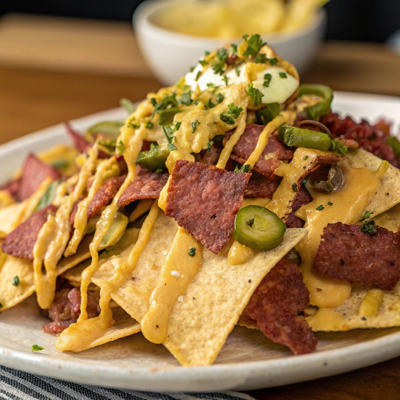 Pastrami Loaded Nachos