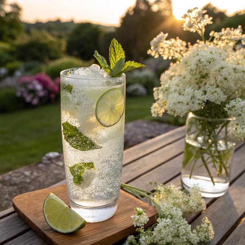 Elderflower Gin and Tonic