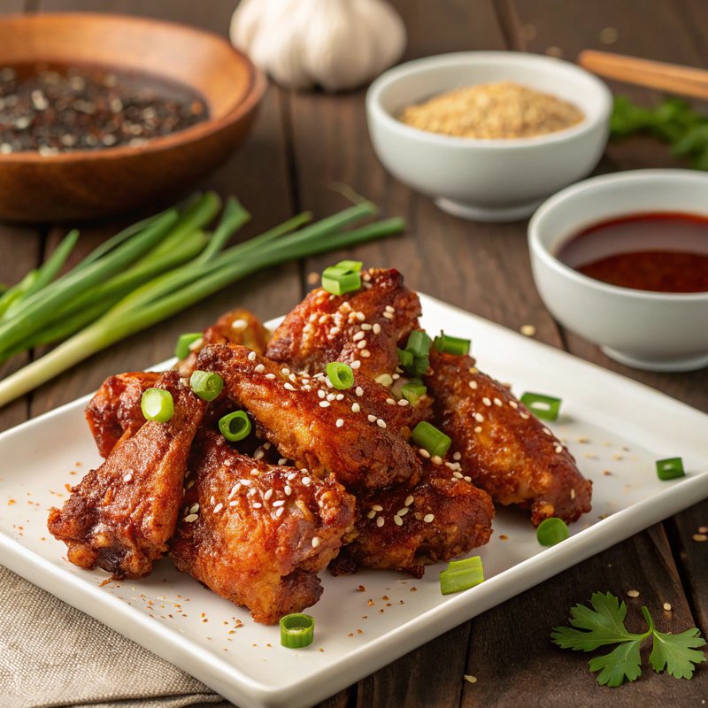 Korean Spicy Chicken Wings