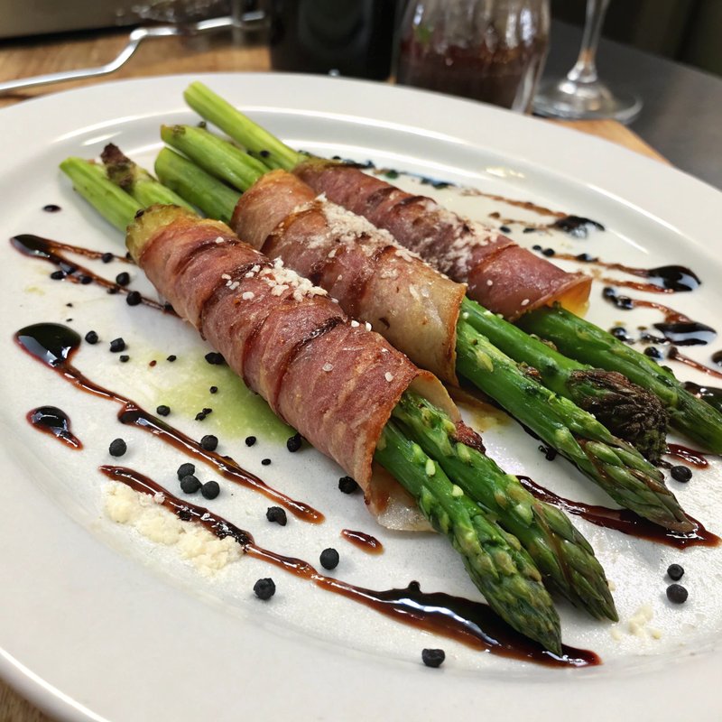 Pancetta Wrapped Asparagus