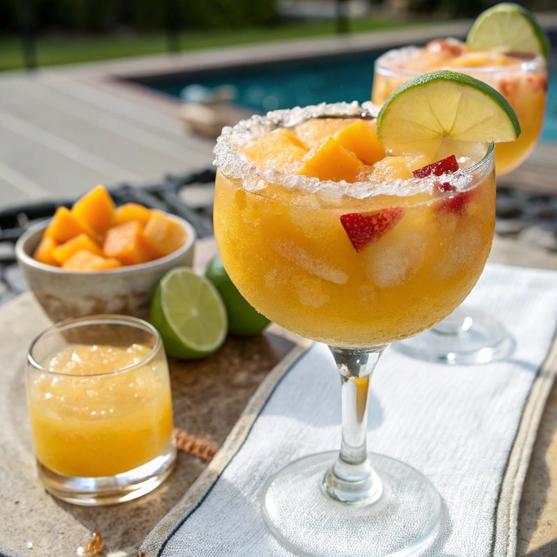 Peach and Mango Margarita