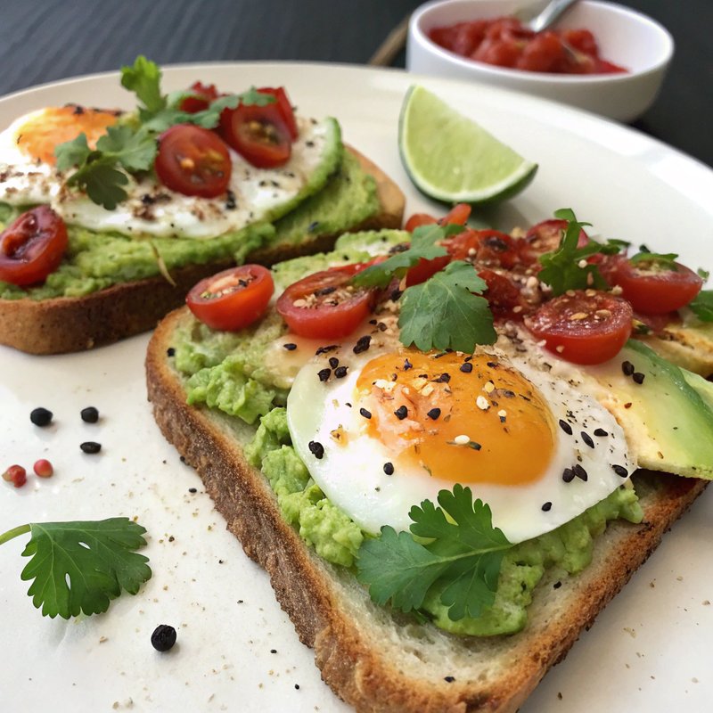 Avocado and Egg Breakfast Toast