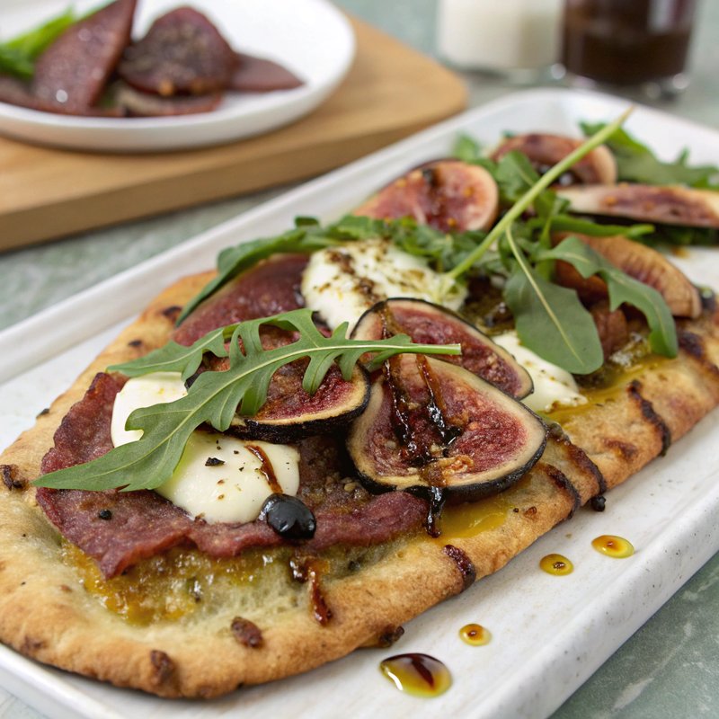 Pastrami and Fig Flatbread