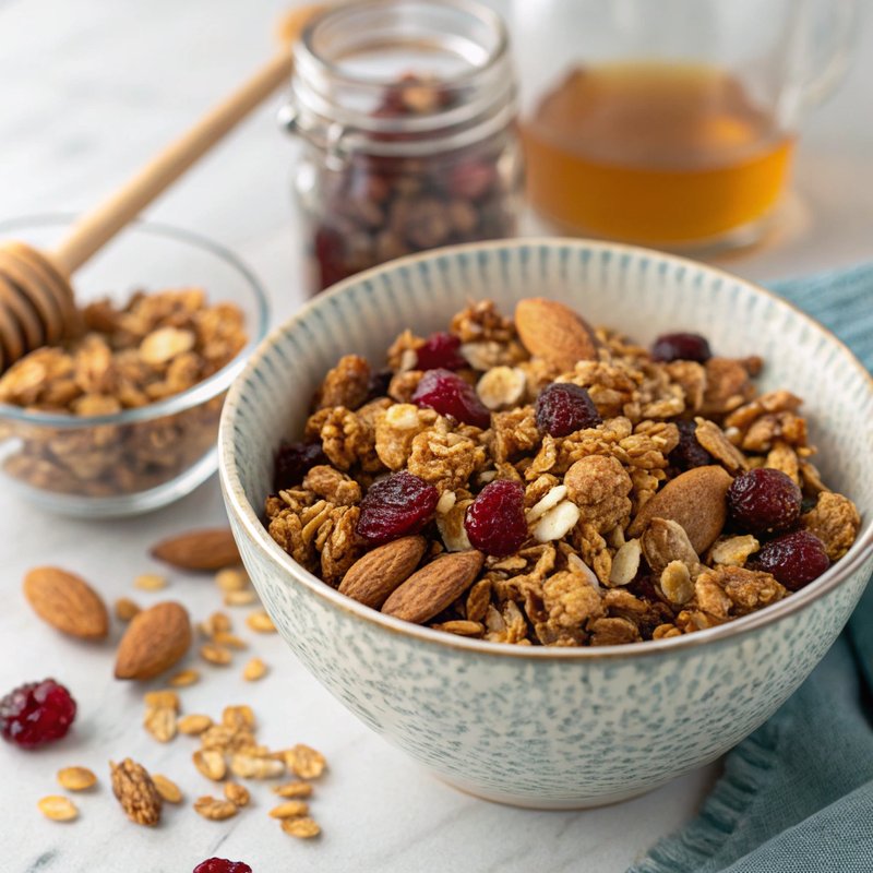 Gluten-Free Cranberry Almond Granola