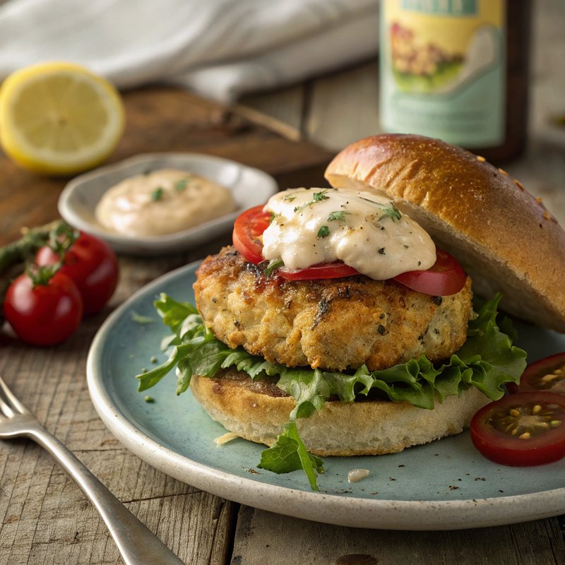 Crab Cake Burger