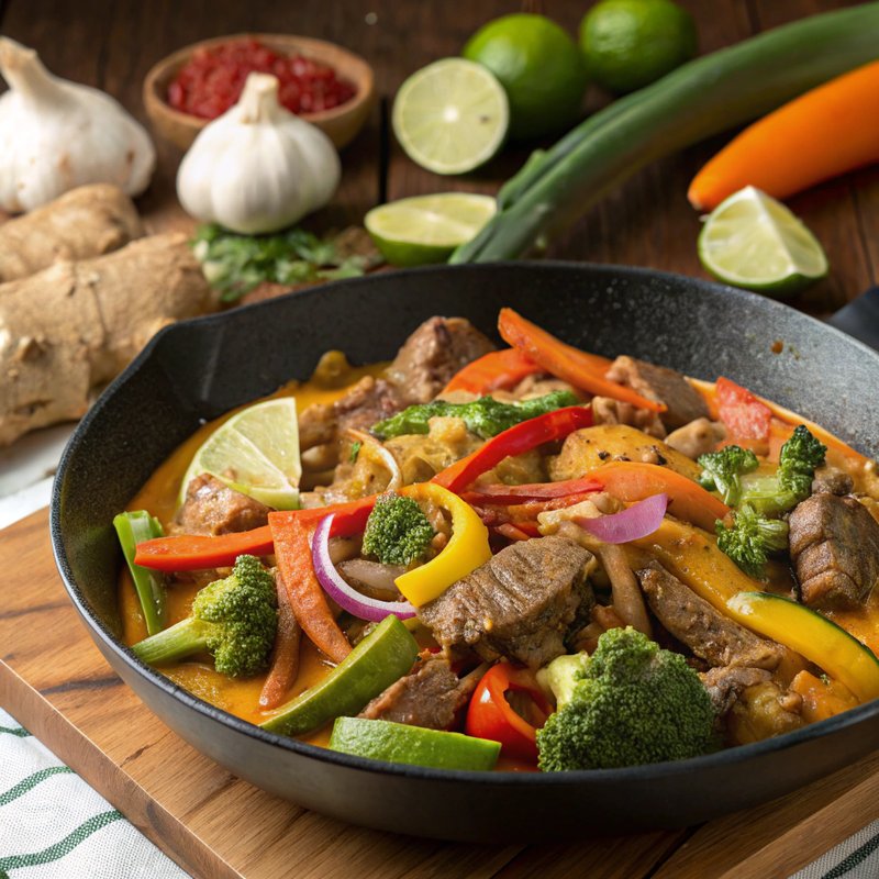 Curry Beef Stir Fry