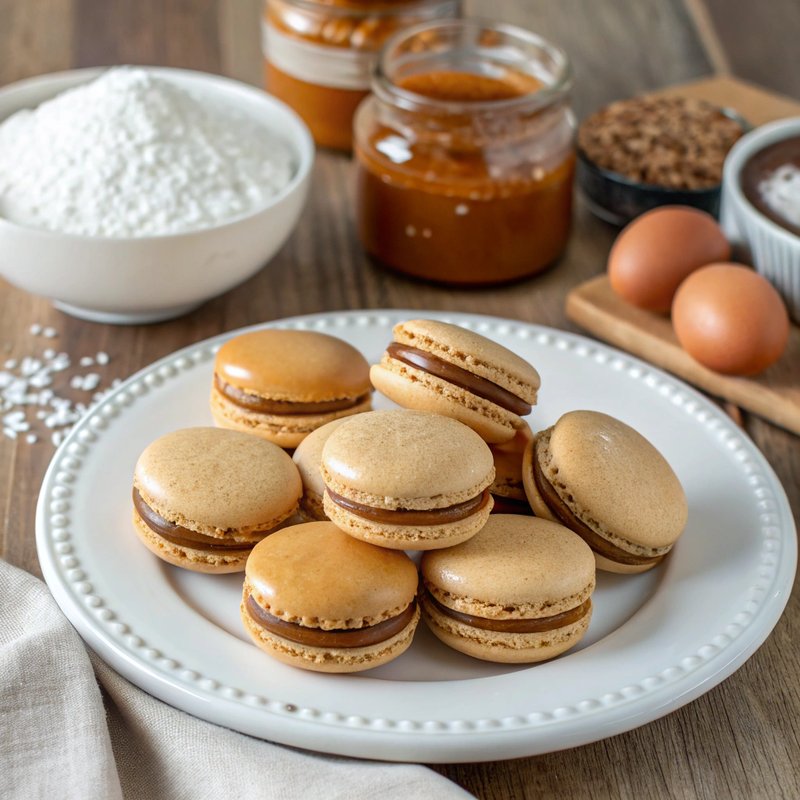 Salted Caramel Macarons
