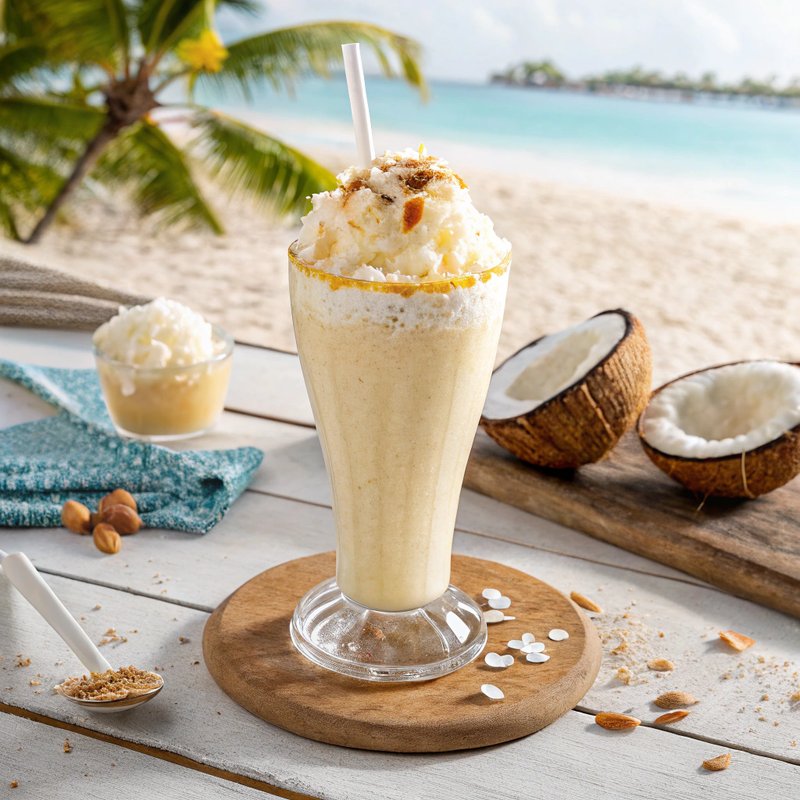 Tropical Coconut Milkshake