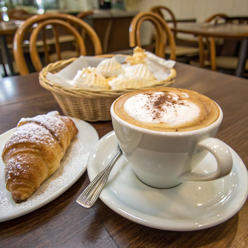 Cappuccino e Cornetto - Italian Breakfast Delight