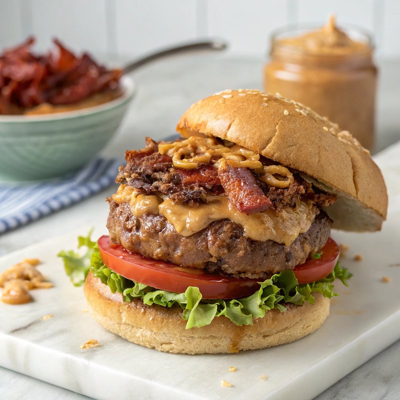 Peanut Butter Bacon Burger
