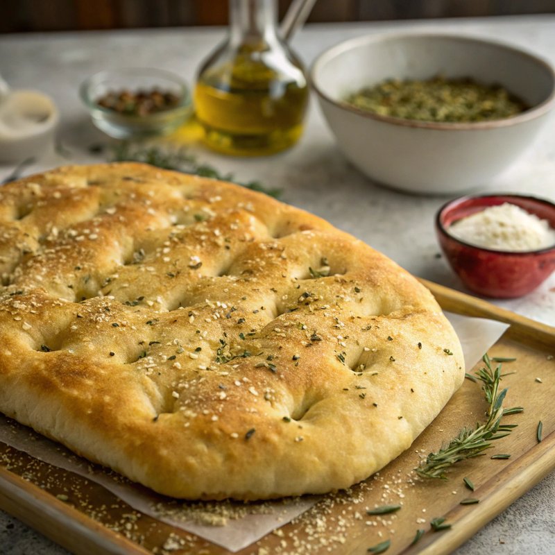 Oregano Focaccia Bread