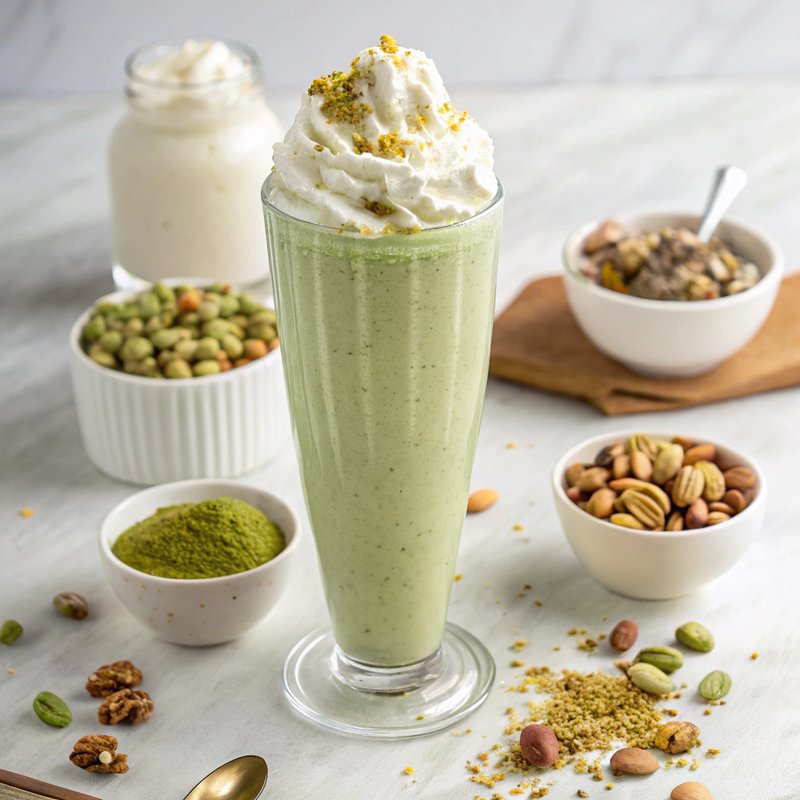 Creamy Pistachio Milkshake