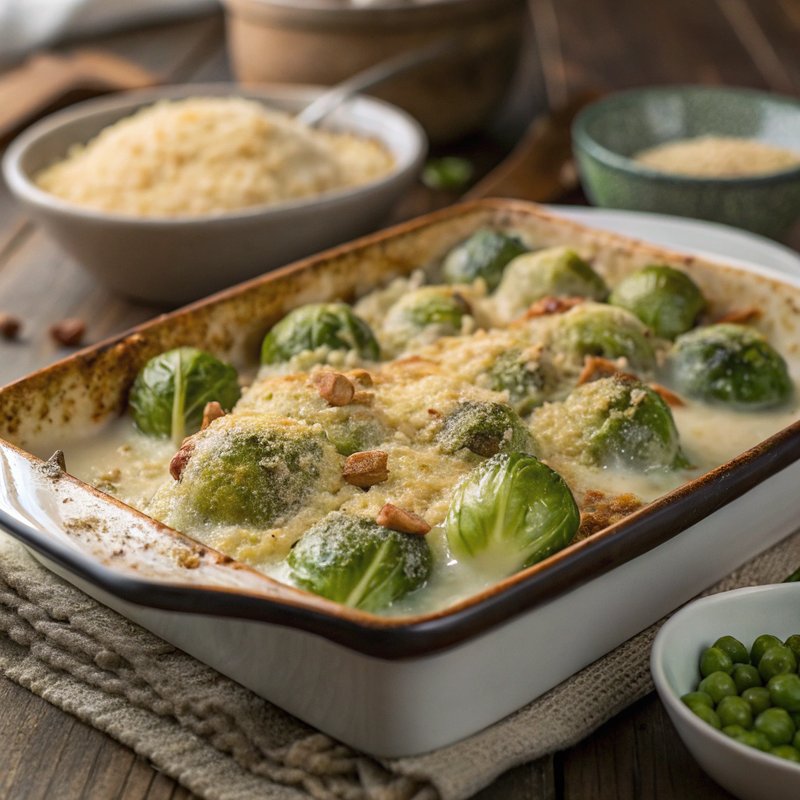 Keto Brussels Sprouts Au Gratin