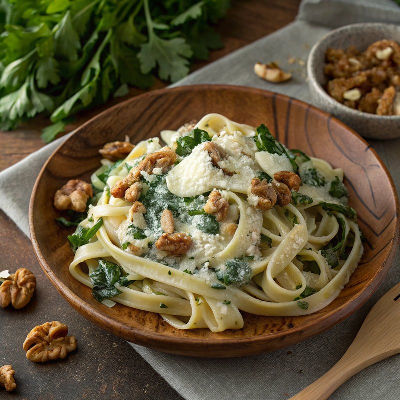 Swiss Chard and Gorgonzola Pasta