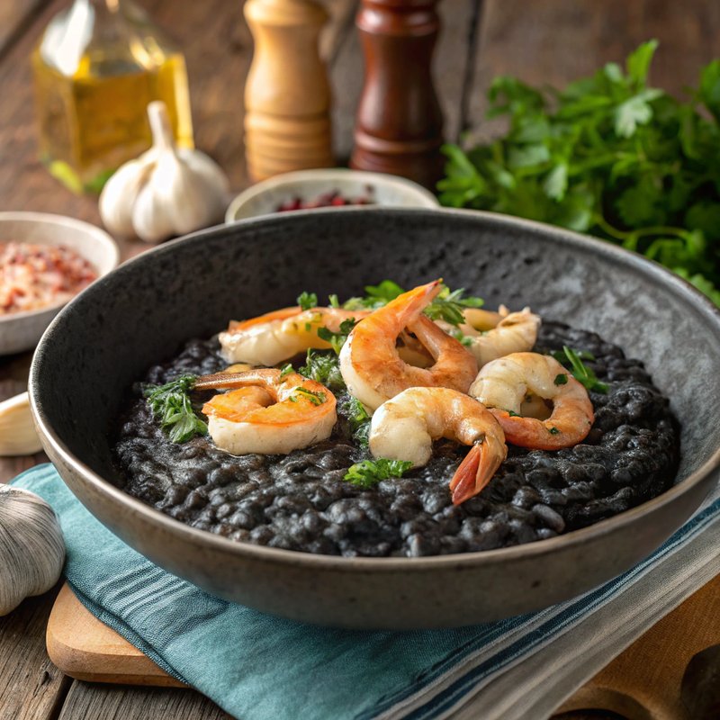 Risotto al Nero di Seppia