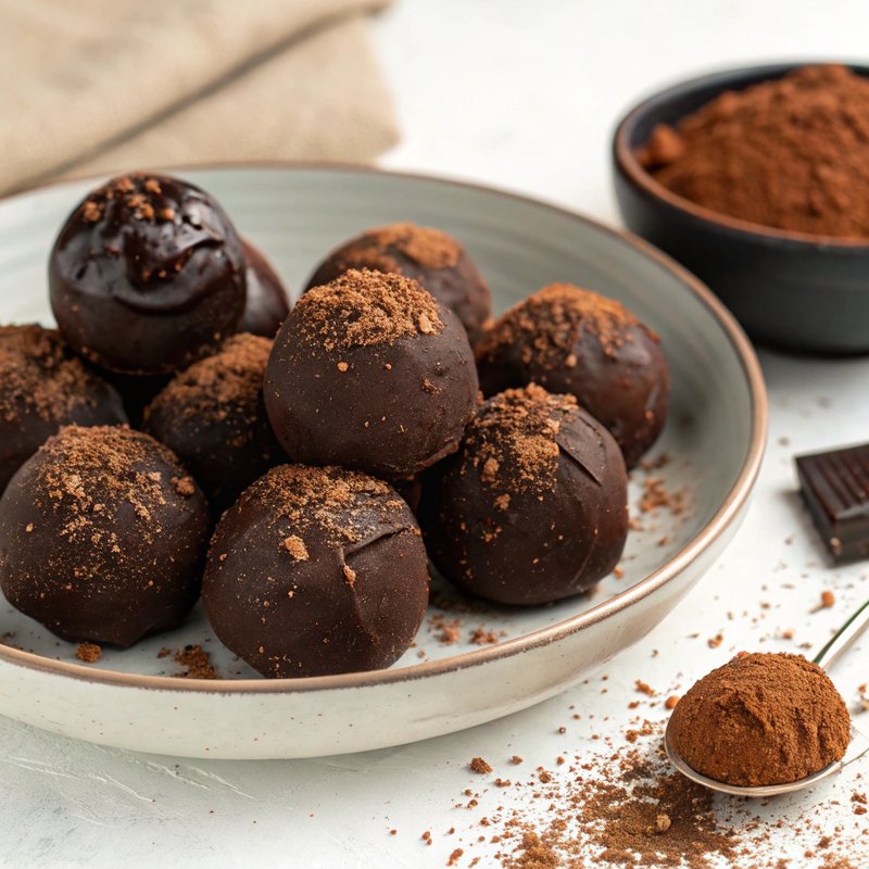 Decadent Dark Chocolate Truffles