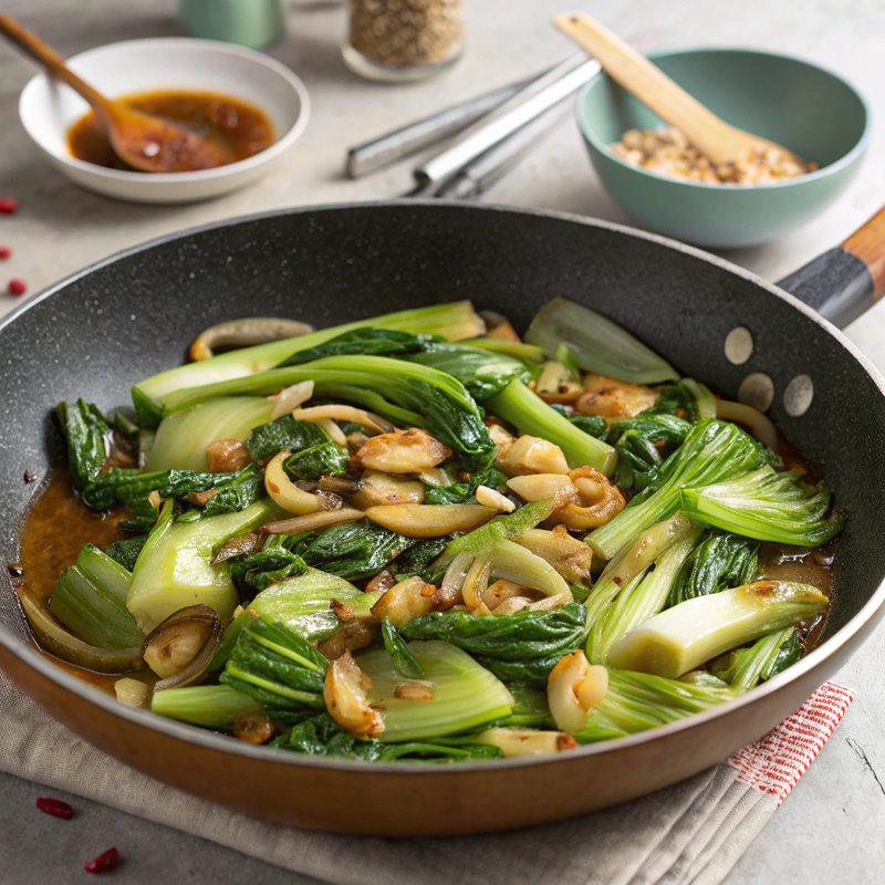 Savory Bok Choy Stir Fry