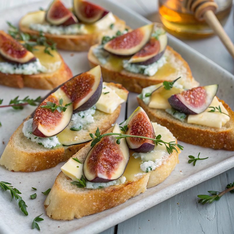 Fig and Blue Cheese Crostini