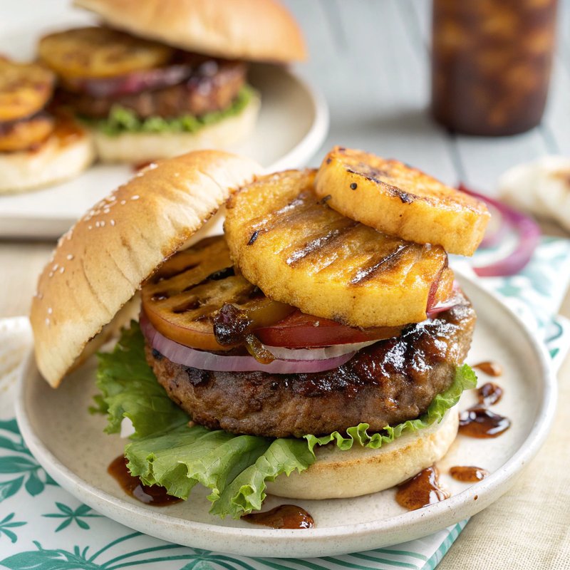 Hawaiian Teriyaki Burger