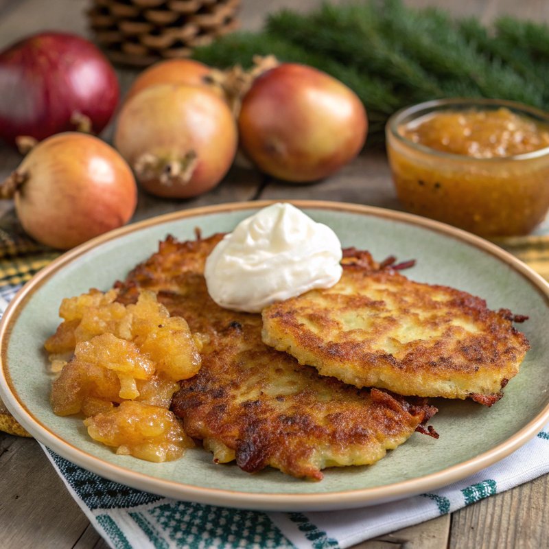Reibekuchen (German Potato Pancakes)