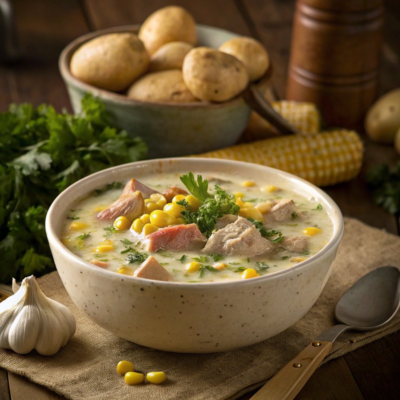 Creamy Tuna and Corn Chowder