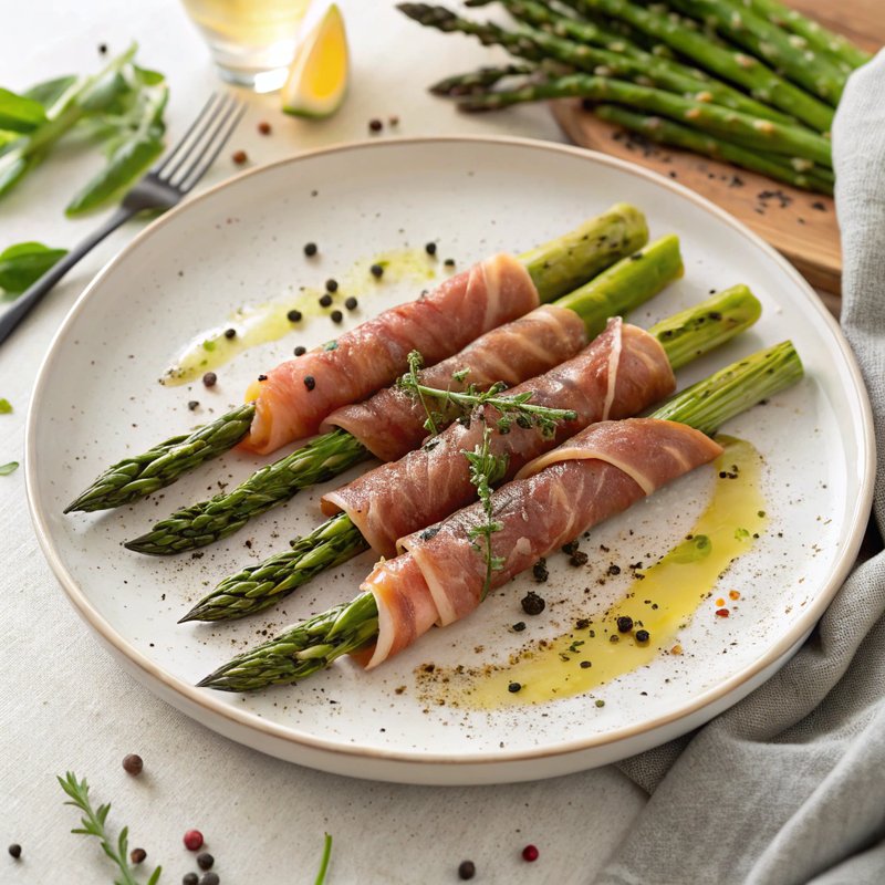Keto Prosciutto Wrapped Asparagus